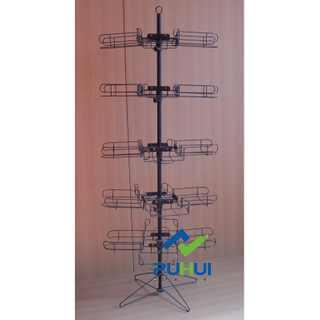 Floor Standing Spinning Hat Display Rack (pH15-383)