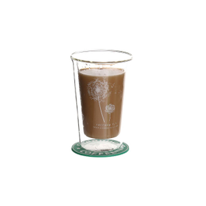 320ml double wall glass coffee cup