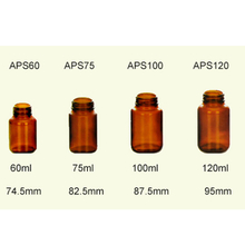 Amber Glass Medicine Bottles