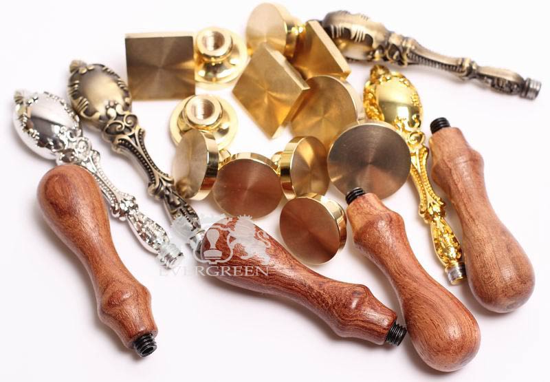 Cooper plate wax seal stamps round dia.25mm Buy Wax Seal Stamps