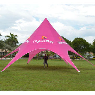 Outdoor Waterproof Spire Canopy Camping Camp Sunshade Beach Tent Hexagonal Star Tent