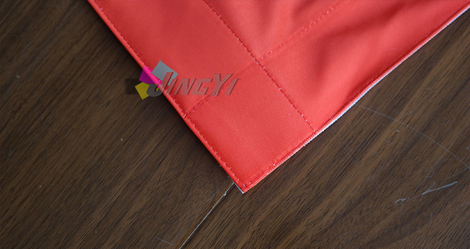Custom Made Quality Hook & Loop Dye Sublimation Printing Washable Fabric Banner,