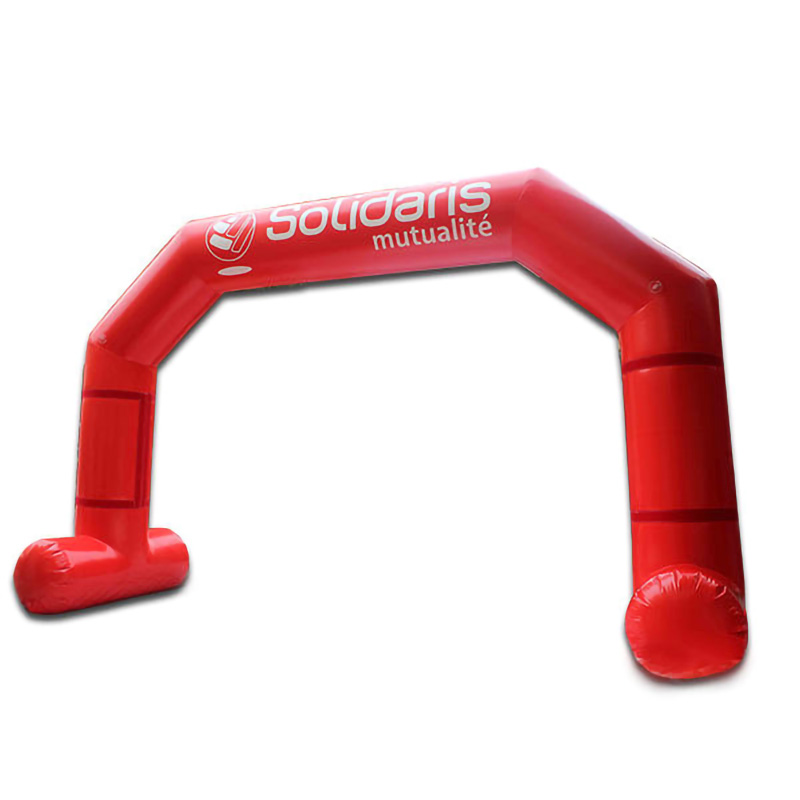 Advertising Inflatable Archway, Start/Finish Line Inflatable Sport Arch With Sticky Banners