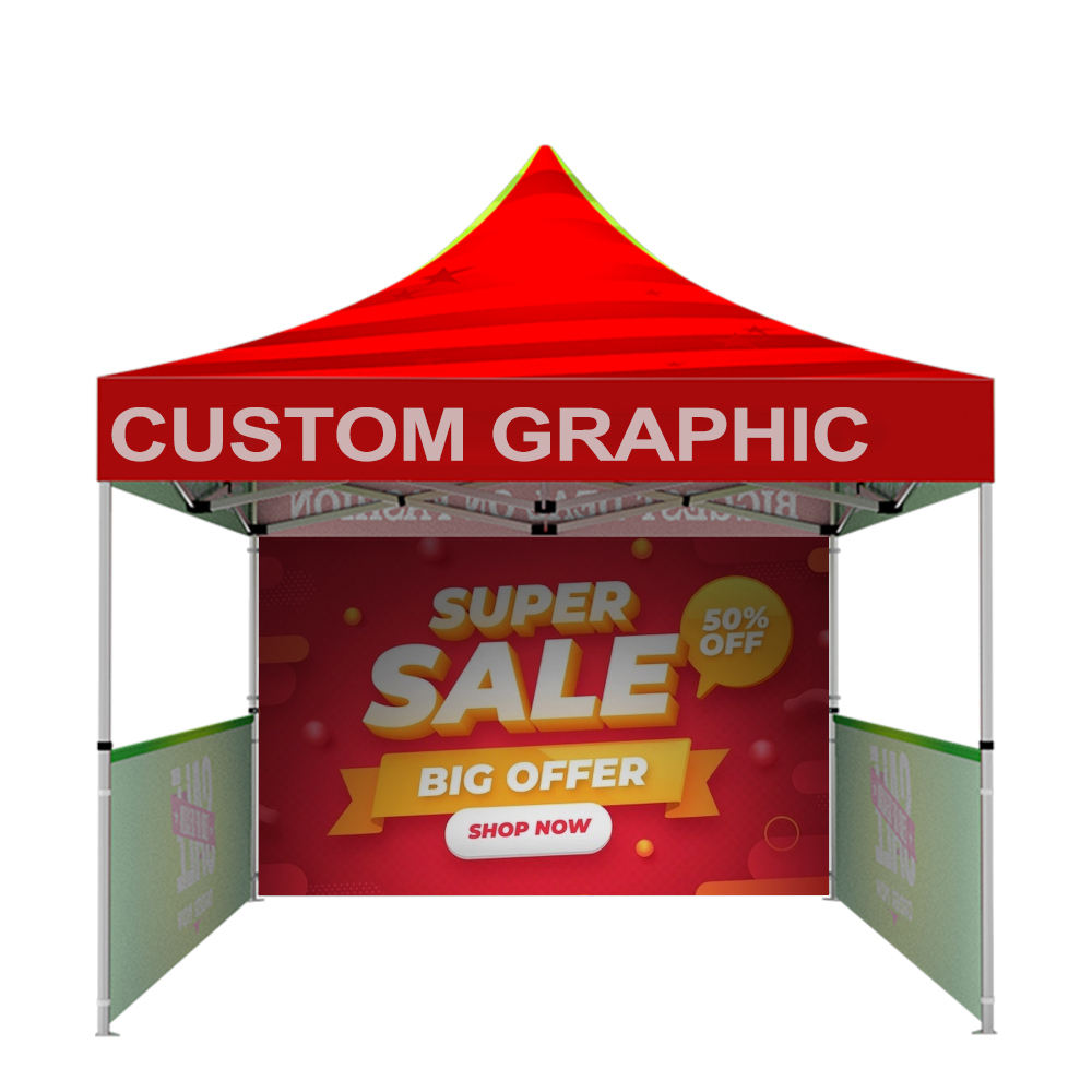 High-Quality 10x20 Custom Printed Outdoor Advertising Trade Show Tent Exhibition Event Canopy