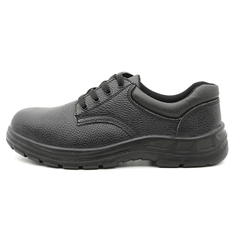 Black Cheap Prevent Puncture Steel Toe Shoes Safety Work