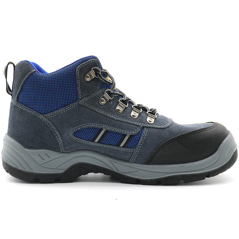 Anti Slip Prevent Puncture Steel Blue Safety Shoes Sport