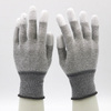  Electronics Industry Knitted Wrist ESD Carbon Fiber Top Fit Work Gloves 