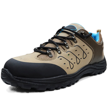 2020 New Genuine Nubuck Leather Safety Work Shoes composite toecap