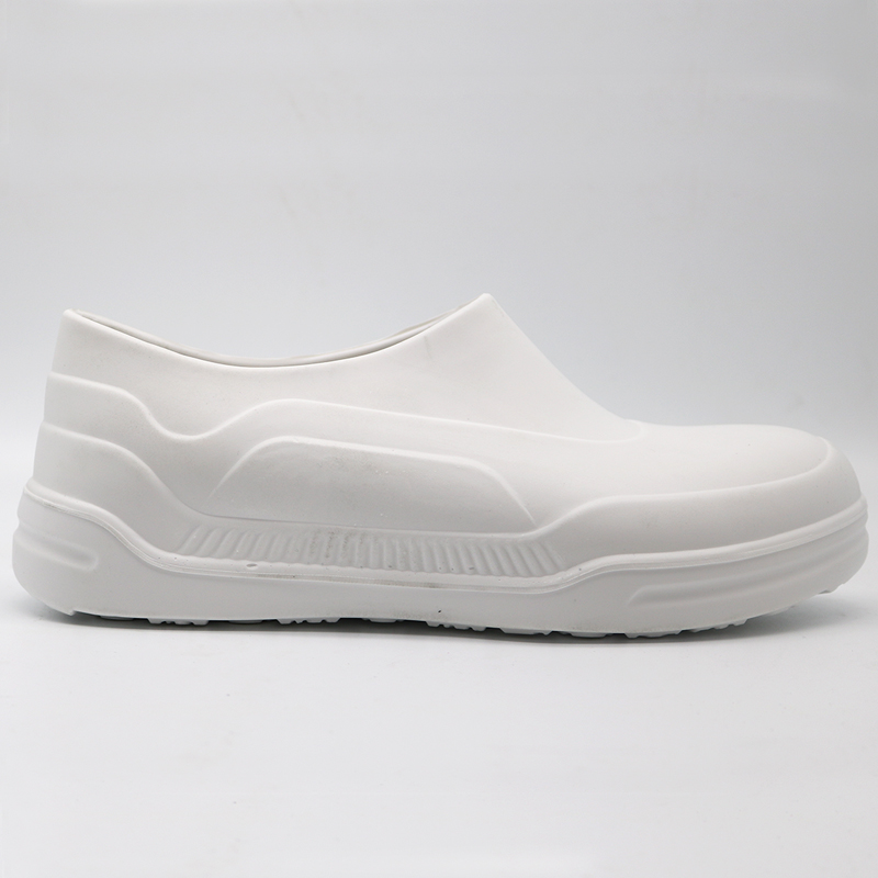 White Slip Resistant Waterproof PU Kitchen Chef Work Shoes