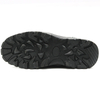 Slip Acid Resistant Black Leather Oil Field Work Shoes Steel Toe