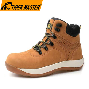 Anti Slip Eva Rubber Sole Steel Toe Hiking Shoes for Men
