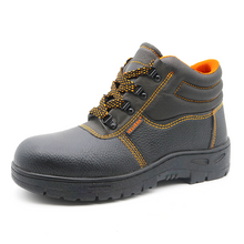 PU Upper Rubber Sole Iron Toe Puncture Proof Cheap Work Safety Shoes for Men