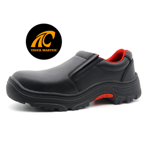 Anti Slip Prevent Puncture Composite Toe Rubber HRO Safety Shoes without Laces