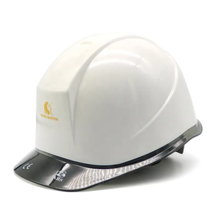 CE EN397 White ABS Shell PC Brim Safety Helmet for Engineer