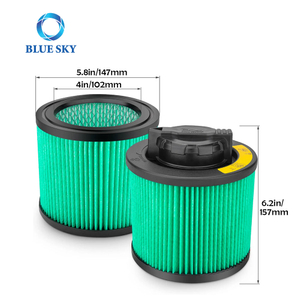 DeWalt DXVC4003 Filtro de cartucho apto para 4 galones Compatible con aspiradoras en seco DXV04T DXV05P DXV05S DXV08S Shop