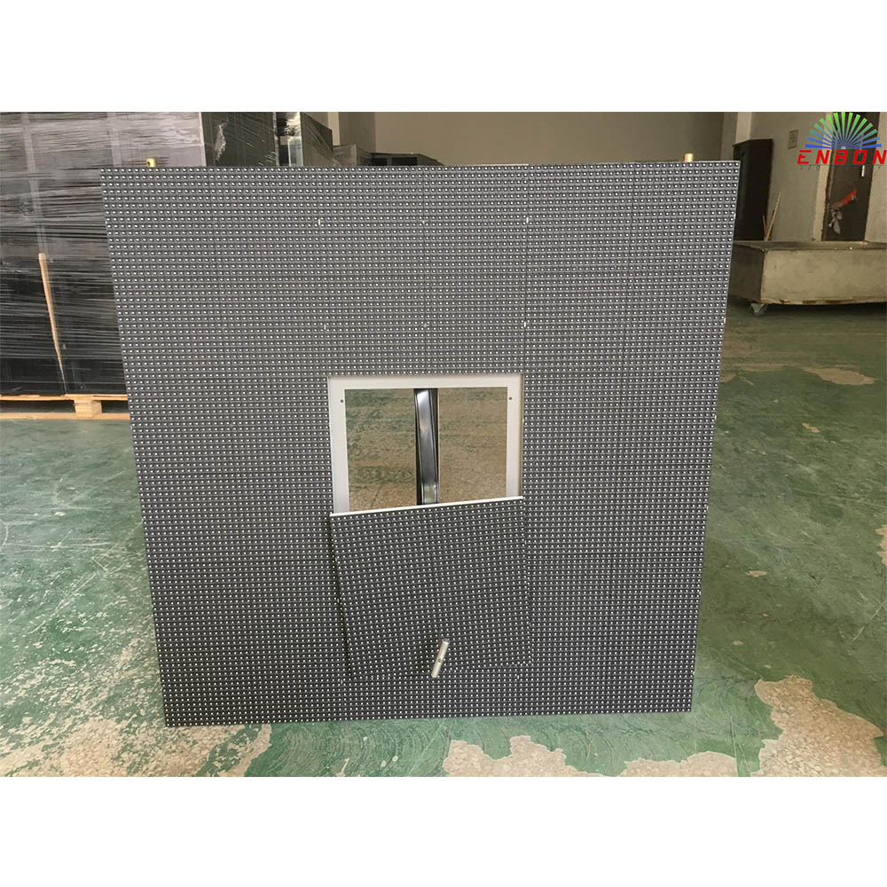 P10前端服务IP67防水LED显示板，用于墙壁安装