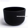 Wholesale Home Decoration Frosted Black Series Glass Candle Jar 