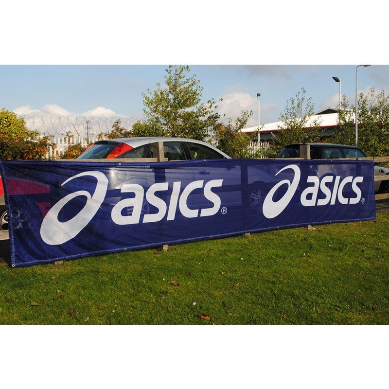 Custom Made Outdoor Construction Fence Polyester Fabric Mesh Event Advertising Banner, Advertisement Promotion Banner