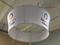Circular Exhibition Hang Sign, Custom Exhibition Event Tension Fabric Tradeshow Display Round/Circle/circular cone Hanging Display Banner