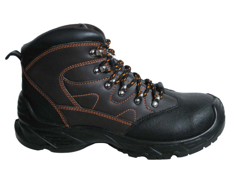 Genuine leather PU sole safety footwear factory in china