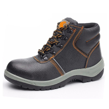 HS638 black steel toe industrial safety shoes for worker