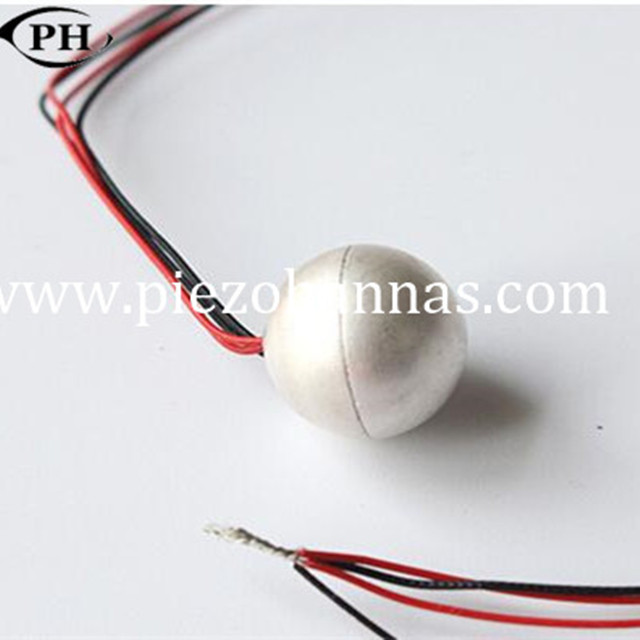 Cristal de cerámica piezoeléctrico PZT 8 de la esfera del alto rendimiento para el sonar