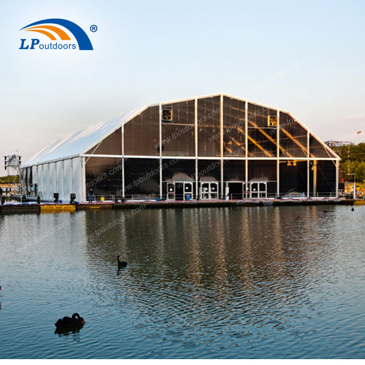 Carpa poligonal de marquesina especial grande para exteriores de 40M para cancha de tenis