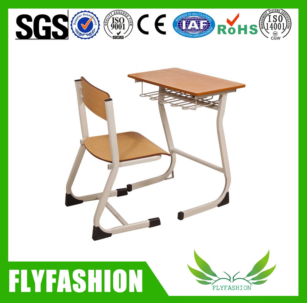 Solos escritorio y silla modernos de la escuela para los muebles de la sala de clase (SF-55S)