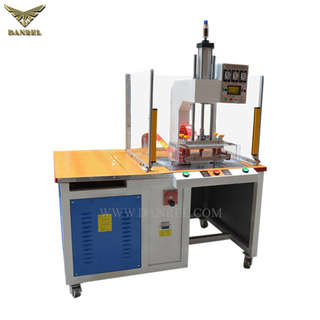 High Frequency PVC Welding Machine with Safety Enclosure and Infrared Light Curtain