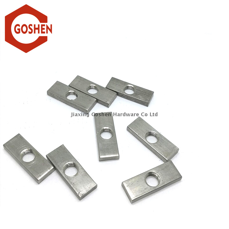 stainless steel Rectangular nut from China manufacturer Goshen Fastener