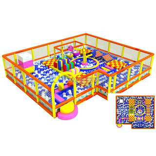 Colourful Amusement Just To Go Themed Ball pit for kids