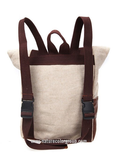 Durable Washed Canvas Backpack School Bag for Students