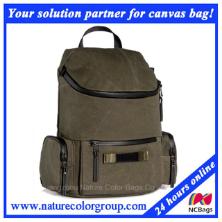 Functional Canvas Utility Backpack Travel Backpack for Men