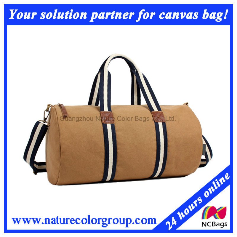 Leisure Casual Canvas Duffle Bag for Traveling and Camping