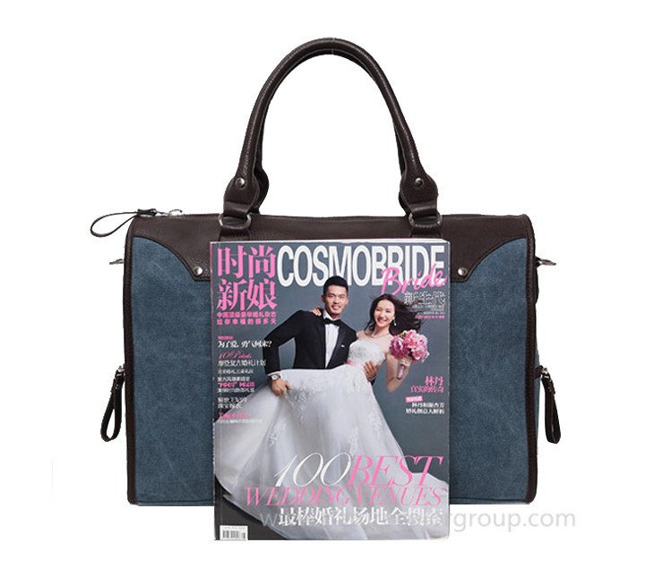 Men′s Canvas Business Handbag for Laptop