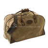 Mens Fashion Waxed Canvas Duffle Bag for Traveling or Touring