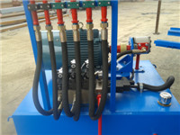 Bloco QTY4-15 hidráulico que faz a máquina