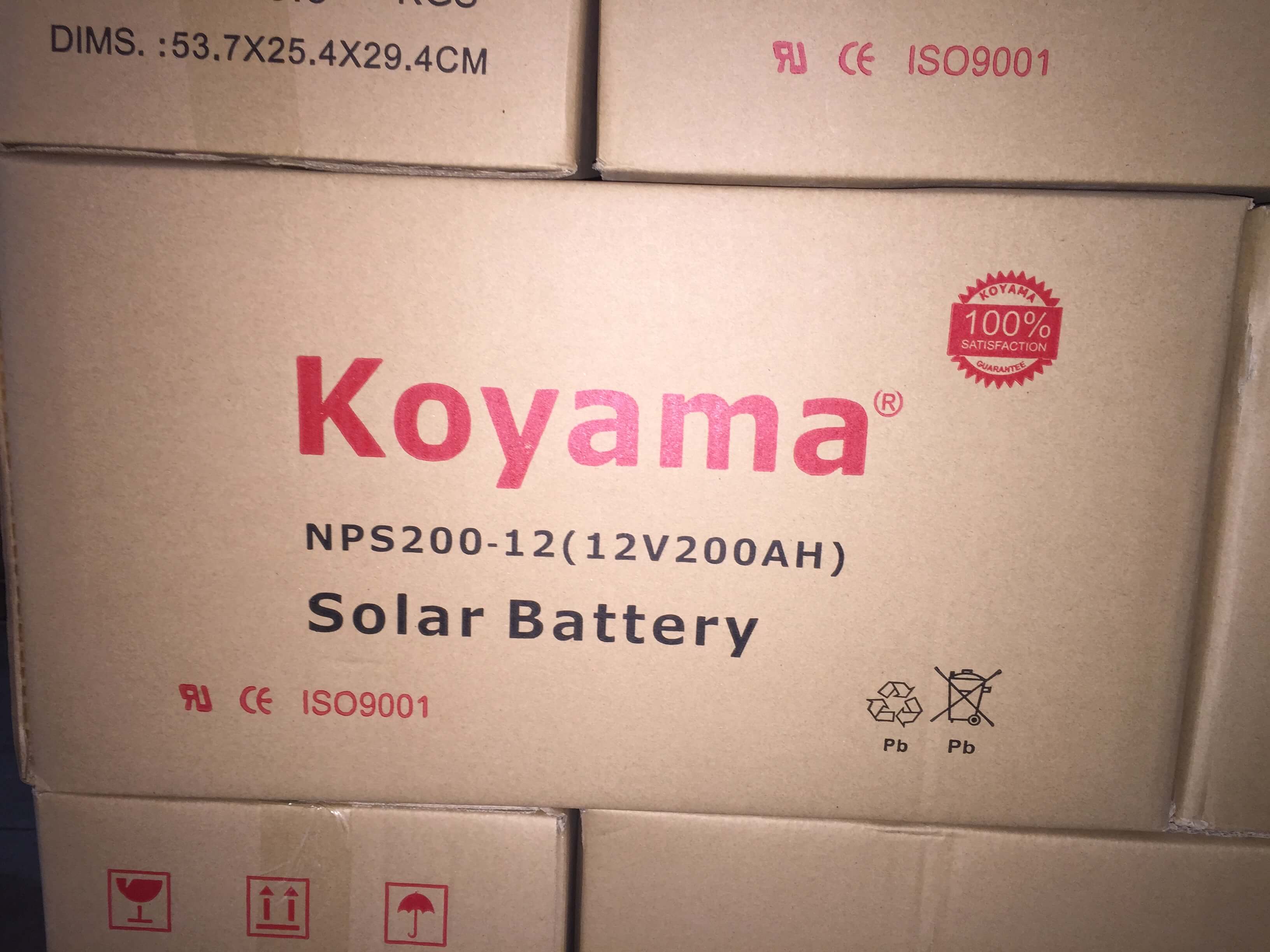 12V 200Ah Solar Gel Battery