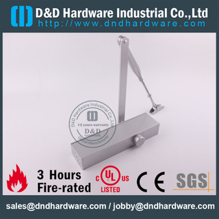 符合 UL 商业入口门标准的铝合金高品质实用闭门器 DDDC-S513