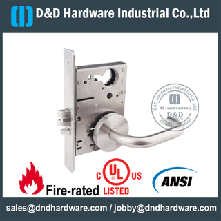 SS304 1 级 ANSI/BHMA 插芯锁-DDAL31 F31