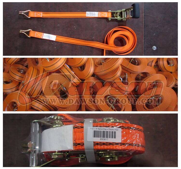 1 inch Stainless Steel Ratchet Strap with Stainless Carabiner, 1