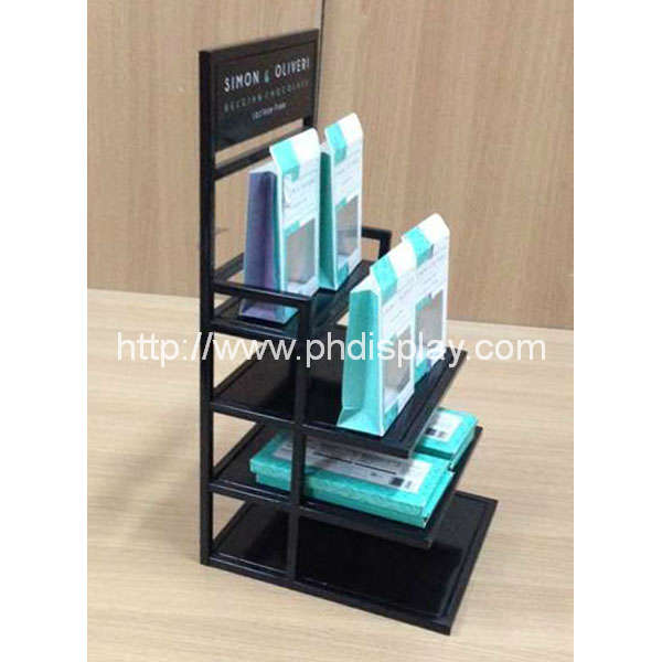 high classic metal chocolate display (PHY1074F)