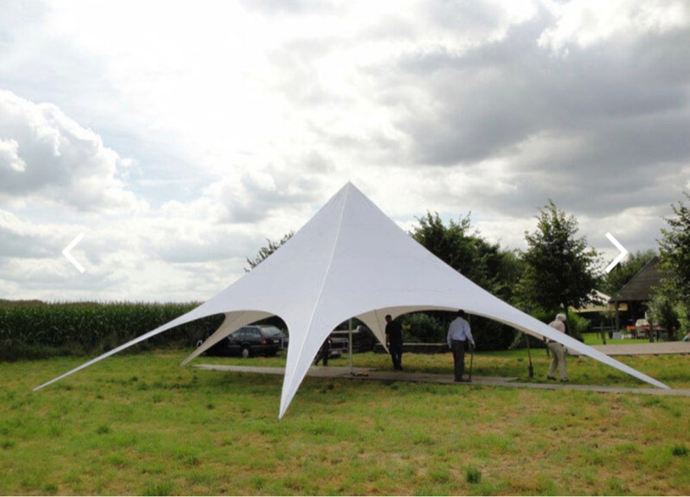 High quality outdoor shade for events patio white 10m Star tent