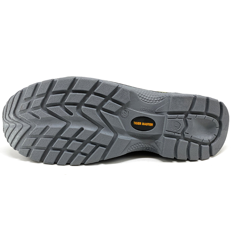 Oil Slip Resistant Steel Toe Prevent Puncture Labor Safety Shoes Black
