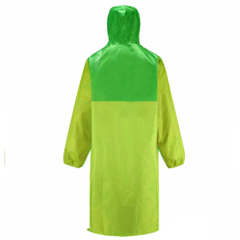 Custom Logo 100% Waterproof Adult PVC Raincoat To Nigeria