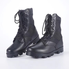 Anti Slip Oil Resistant Rubber Sole Non Safety Military Army Boots 