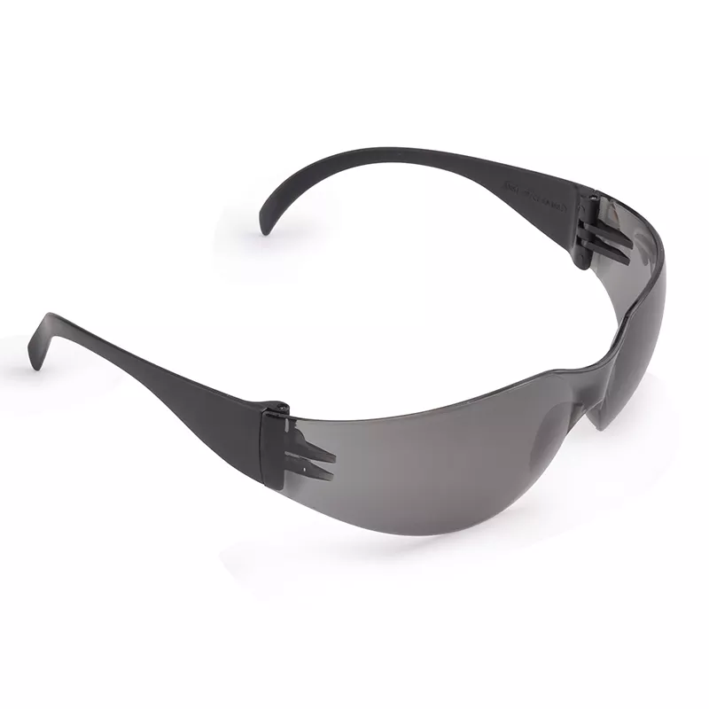 CE EN 166F & ANSI Z87.1 Anti Fog And Anti Scratch dark PC Lens Safety Goggles