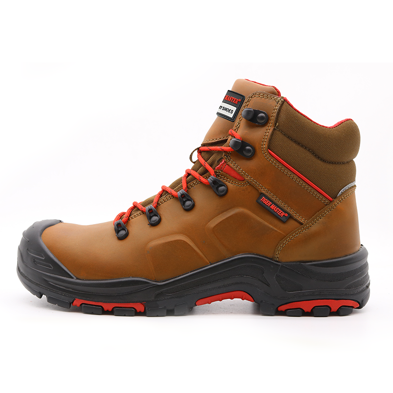 Tiger Master Rubber Sole Waterproof Safety Boots Composite Toe