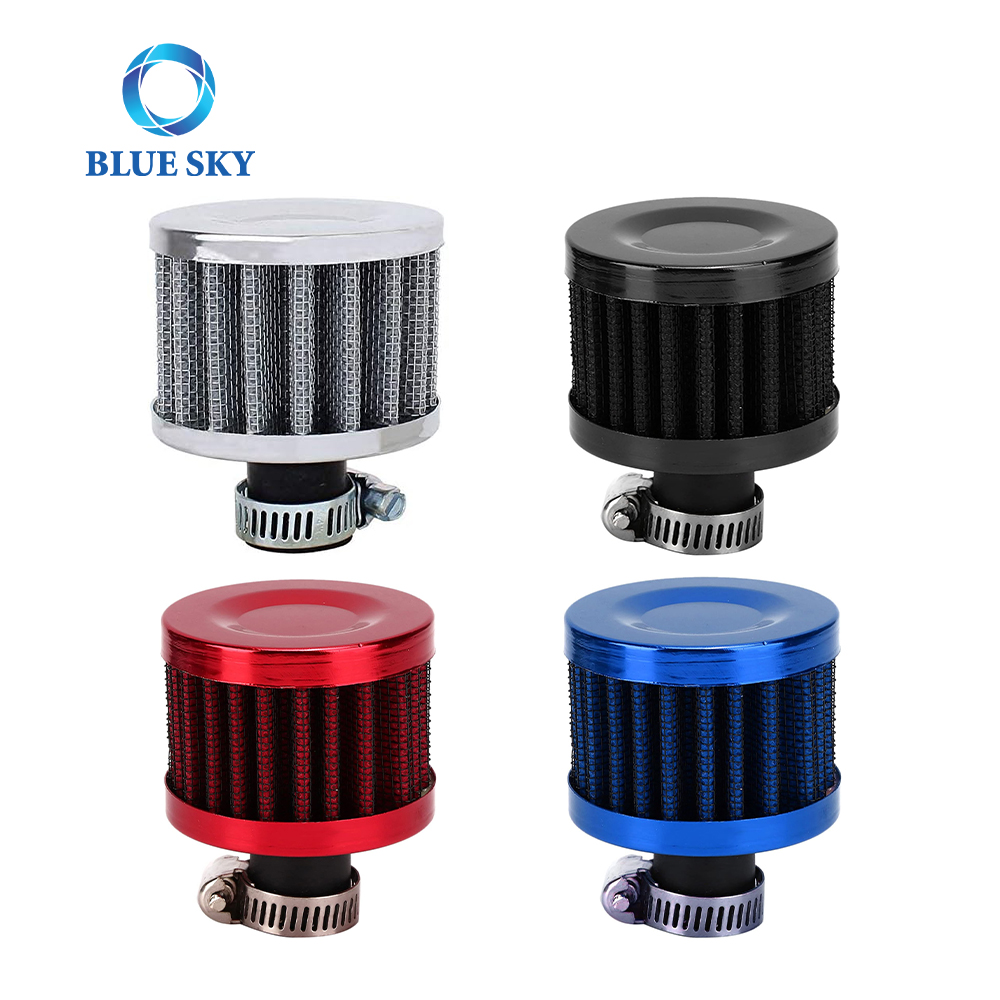 Mini cubierta de ventilación Universal de alto flujo para cárter de coche, respiradero de cabeza de seta, accesorio automático, filtro de entrada de aire
