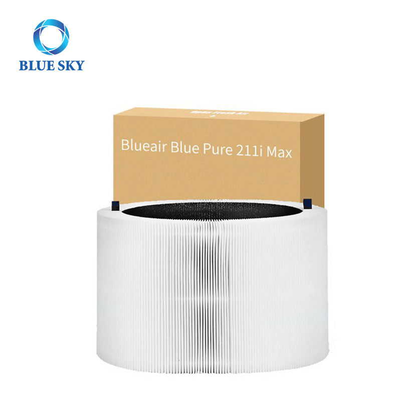 Filtros HEPA de carbón activado de alta eficiencia compatibles con el purificador de aire Blueair Blue Pure 211i Max F2MAX